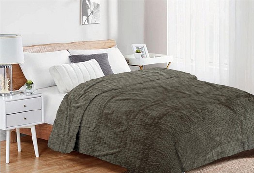 Κουβέρτα Υπέρδιπλη, Coral Fleece Jacquard, VsHome