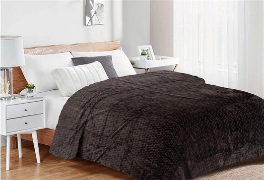 Κουβέρτα Υπέρδιπλη, Coral Fleece Jacquard, VsHome